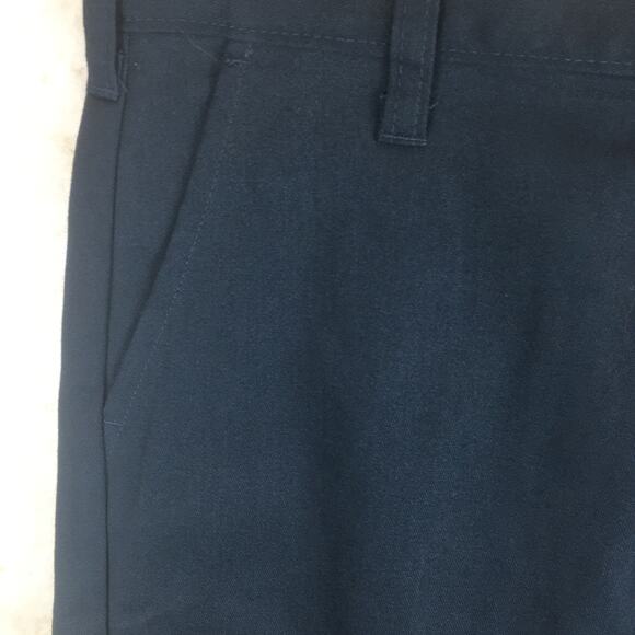 Dickies Navy Blue Flat Front Bermuda Uniform  Shorts Size  14  NWT - Picture 5 of 16